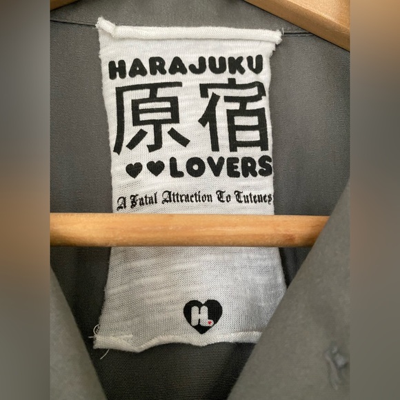 Harajuku Lovers not L.A.M.B Gwen Stefani scout military camp shirt rare NWOT XL - Picture 8 of 15